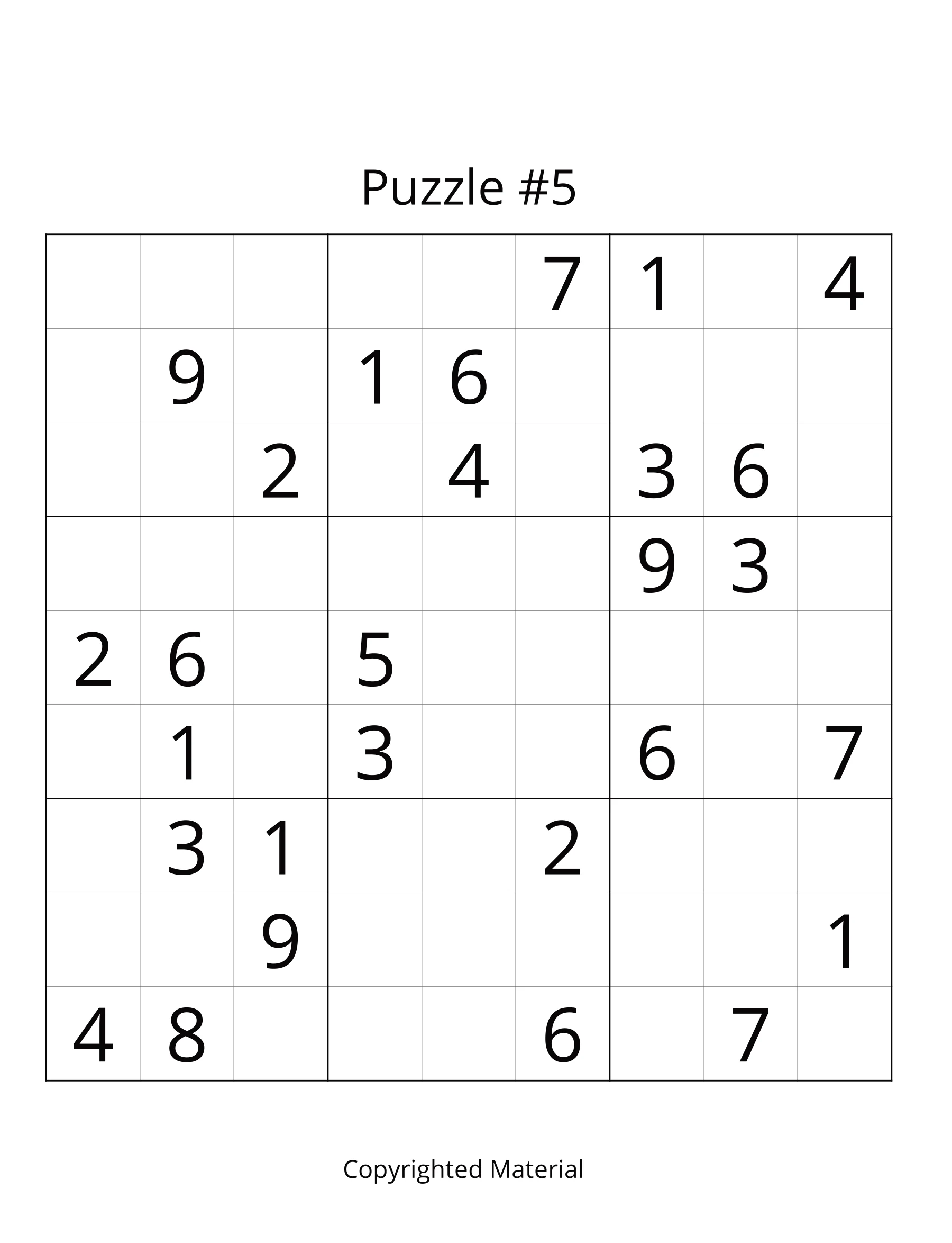 Page 8: Puzzle #5. The selected page text is available in this viewer.