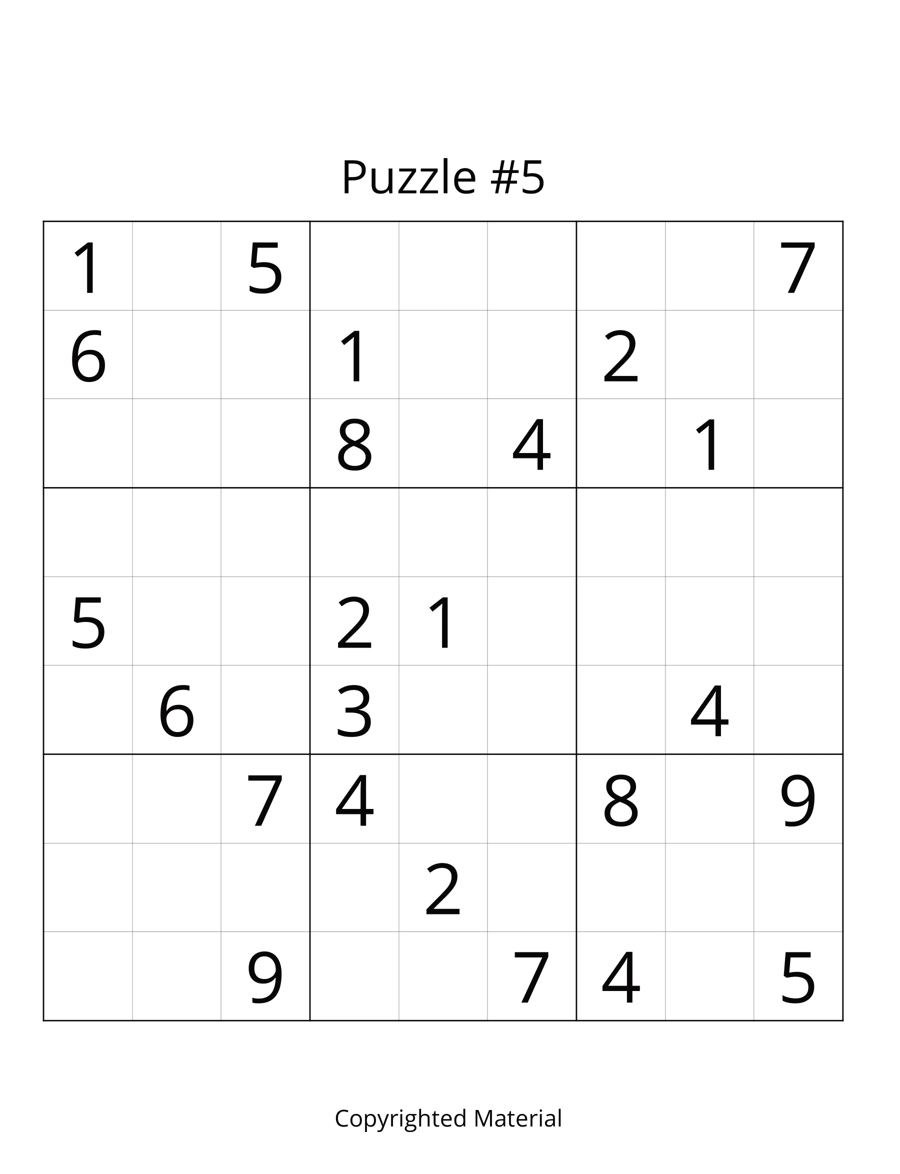 Page 8: Puzzle #5. The selected page text is available in this viewer.