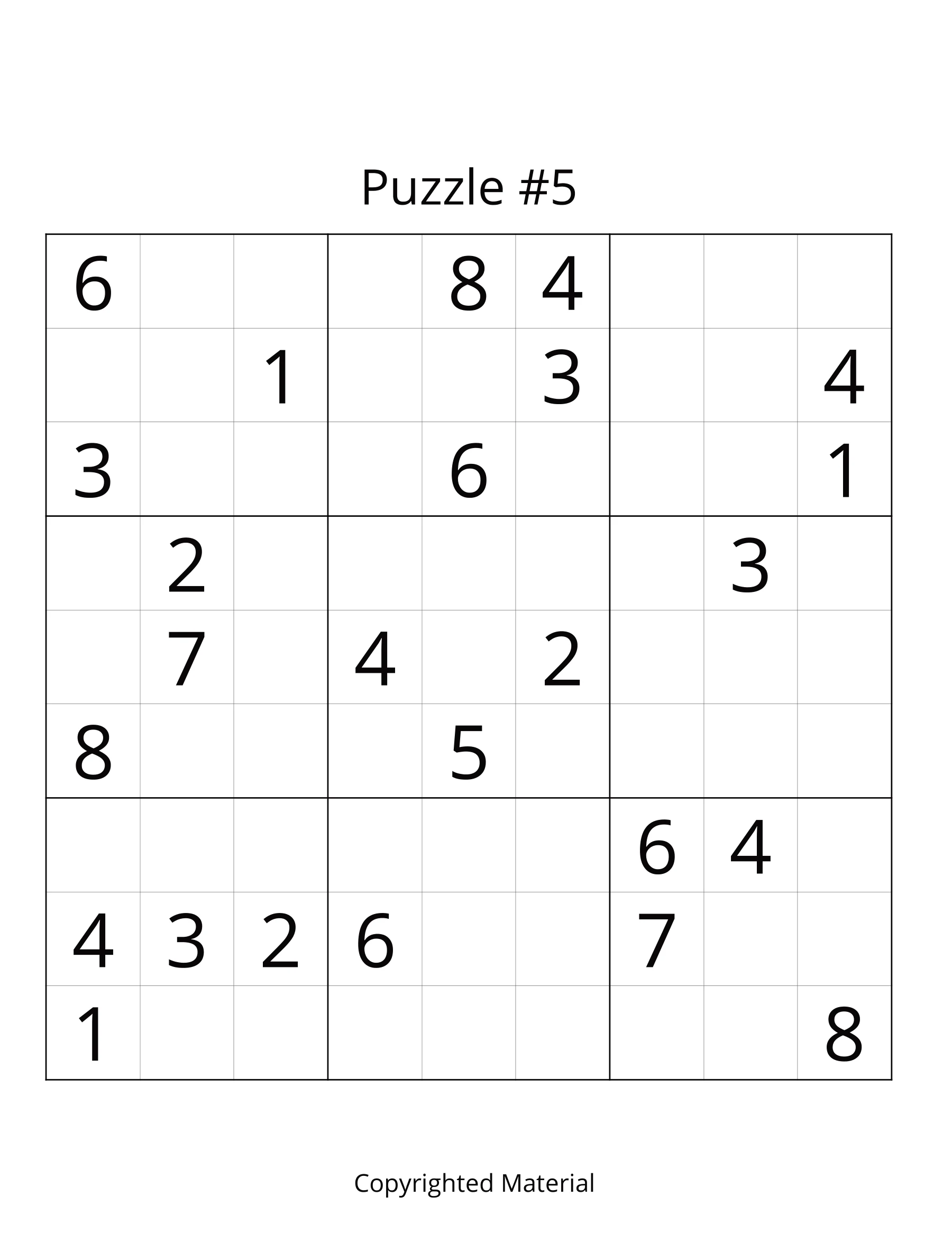 Page 8: Puzzle #5. The selected page text is available in this viewer.