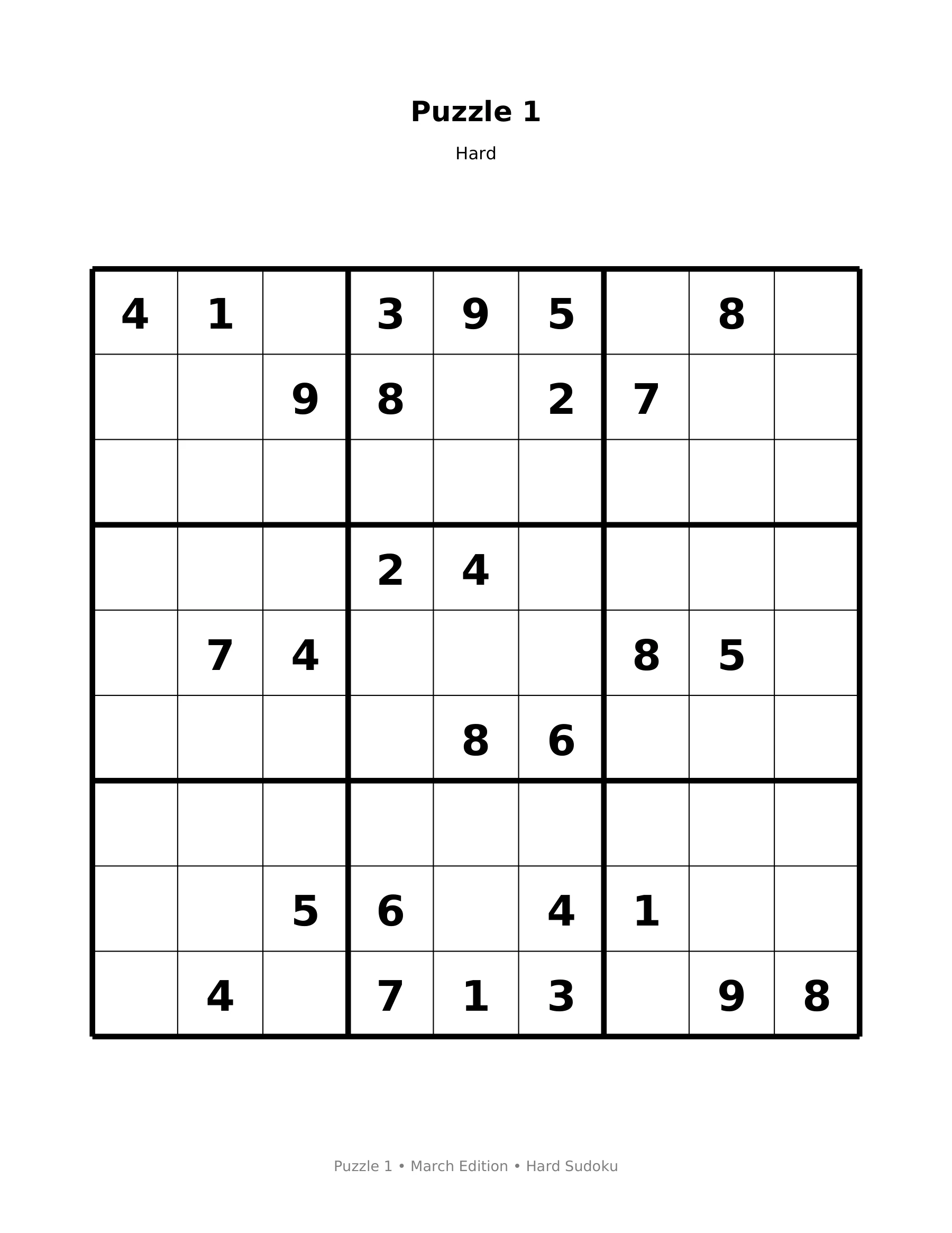 Page 8: Puzzle 1. The selected page text is available in this viewer.