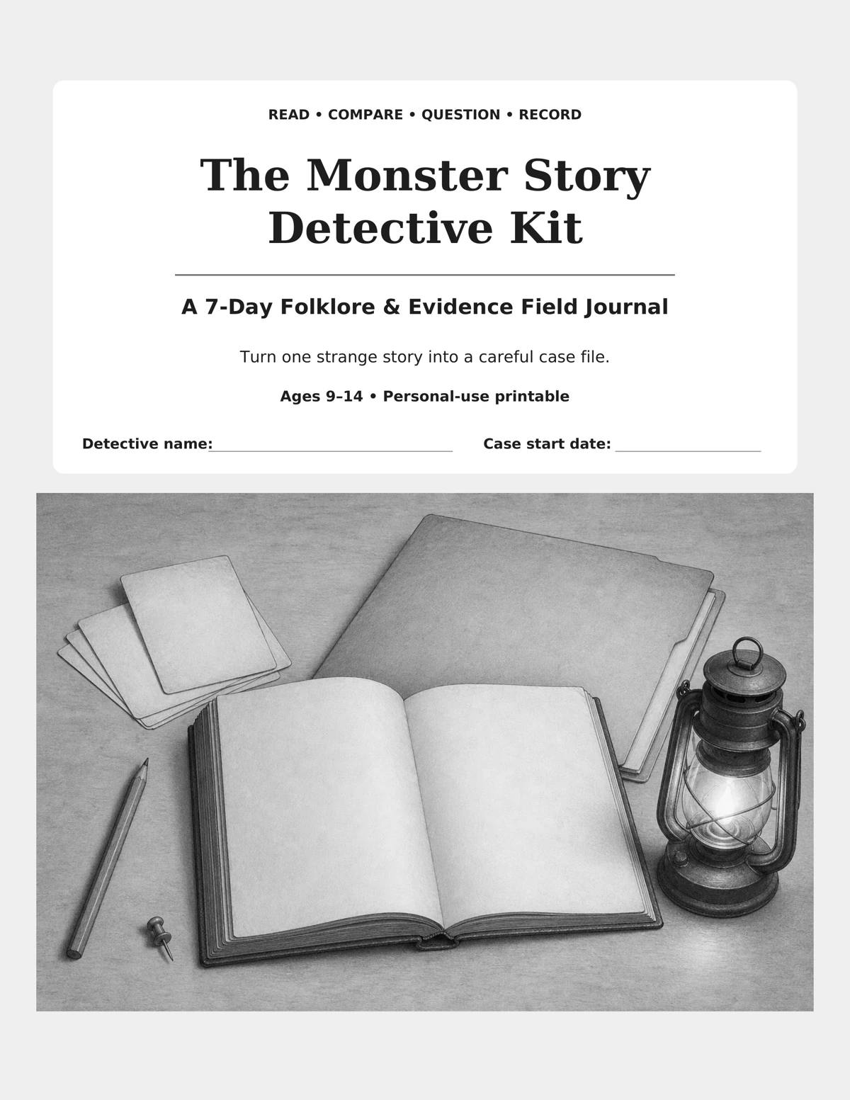 Cover of The Monster Story Detective Kit