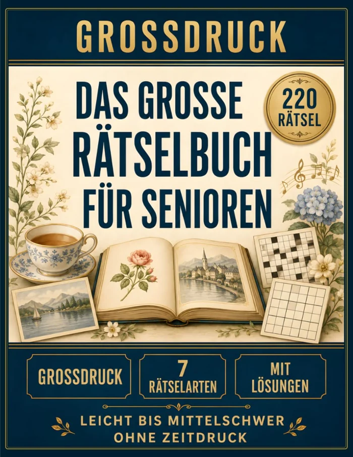 Cover of Das große Rätselbuch für Senioren in Großdruck