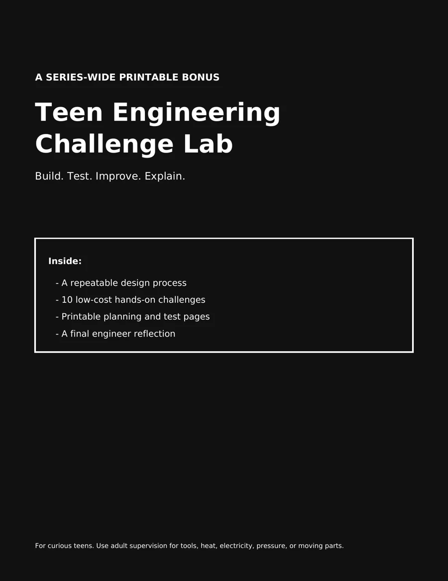Cover of Teen Engineering Challenge Lab